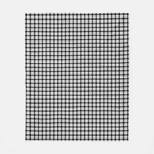 Houndstooth Fleece Blanket