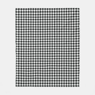 Houndstooth Fleece Blanket