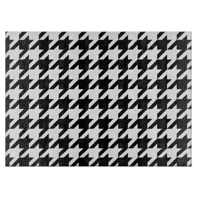 Houndstooth klassisk väv mönster (Framsidan)