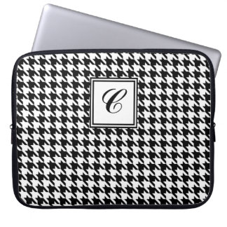 Houndstooth Monogramlaptop sleeve
