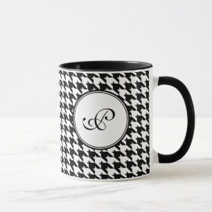 Houndstooth Monogrammugg Mugg