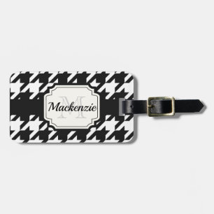 Houndstooth Mönster Bagagebricka