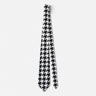 Houndstooth Mönster Black White Slips