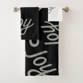 Houndstooth Mönster Joy Black and White