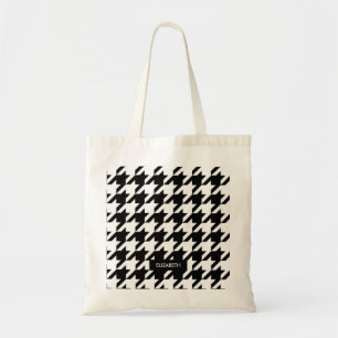 Houndstooth Mönster Tygkasse