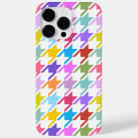 Houndstooth Multifärgad+White Big Mönster