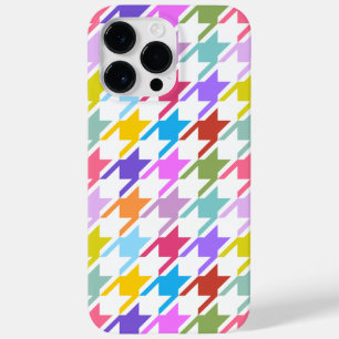 Houndstooth Multifärgad+White Big Mönster