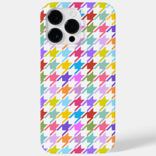 Houndstooth Multifärgad+White Mönster