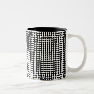 Houndstooth personlig Två-Tonad mugg