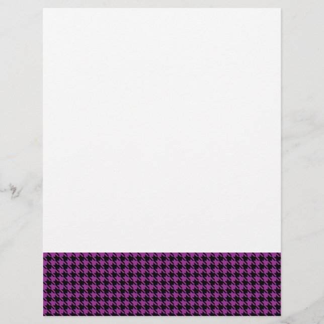 Houndstooth Plum and Black (Framsida)