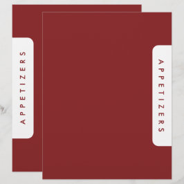 Houndstooth recept delare / Förrätter / Anpassad t