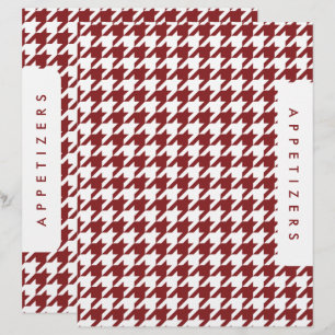 Houndstooth recept dividerare / Förrätter / Anpass