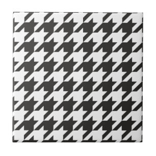 Houndstooth seamless grå färg, svartvitt mönste kakelplatta