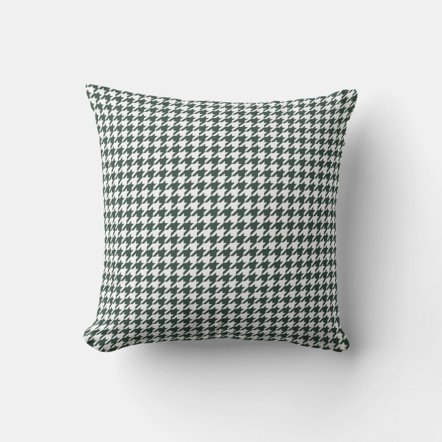 Houndstooth Simple Färg Dekorativ kudde (Framsida)