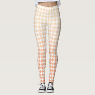 Houndstooth Skin Tone Gradient Mönster Leggings