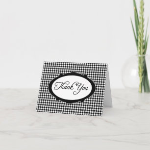 Houndstooth Tack Notecard Kort
