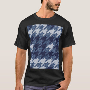 Houndstooth Tartan Jeans Background Design T Shirt