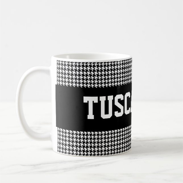 Houndstooth ’Tuscalosa’ Kaffemugg (Vänster)