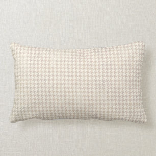 Houndstooth vaniljmönster lumbarkudde