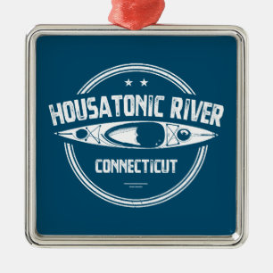 Housatonic River Connecticut Kayaking Julgransprydnad Metall