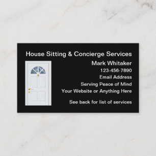 House and Home Watch Service Visitkort