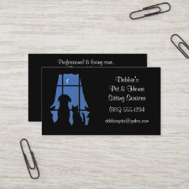 House and Pet Sitta Cat and Hund Care Visitkort