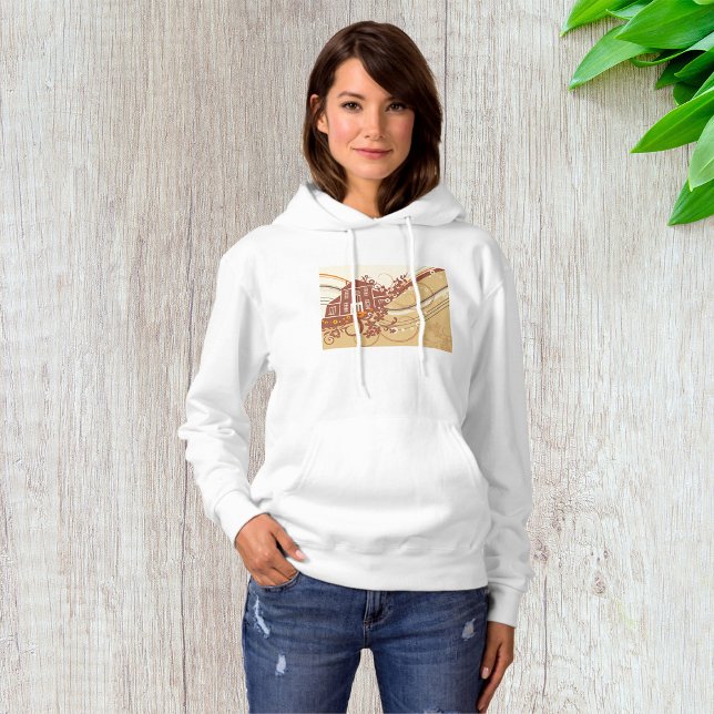 House Art Womens Hoodie T Shirt (Skapare uppladdad)