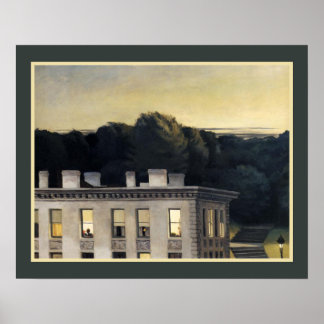 "House at Dusk" 1935 av Edward Hopper Poster