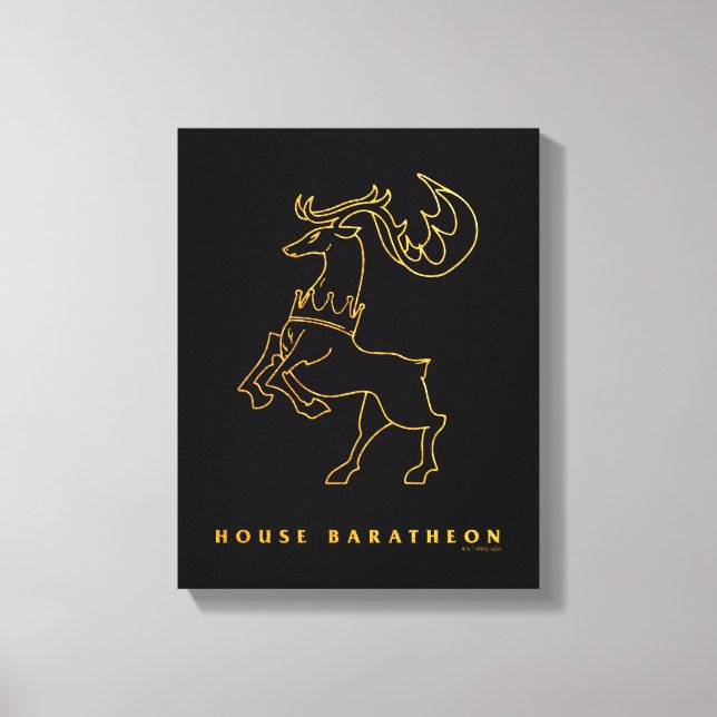 House Baratheon Icon Canvastryck (Framsida)