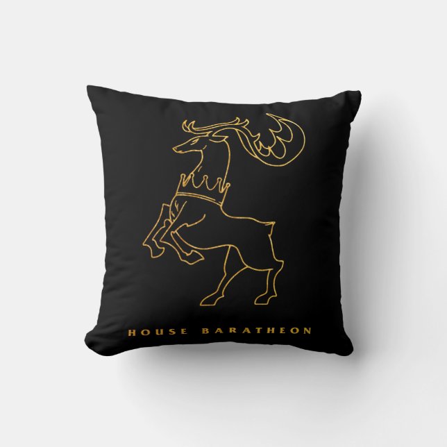 House Baratheon Icon Kudde (Framsida)