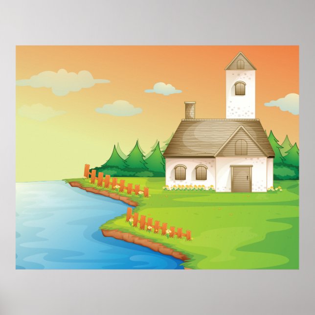 House by River Poster (Framsidan)