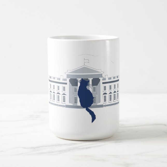 House Cat USA White House Cat Dam Coffee Mugg (Center)
