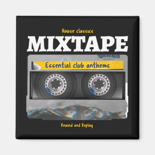 House Classics Mixtape Klubb Anthems Magnet