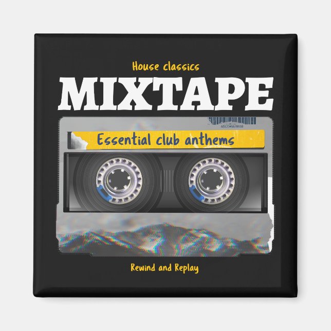 House Classics Mixtape Klubb Anthems Magnet (Framsidan)