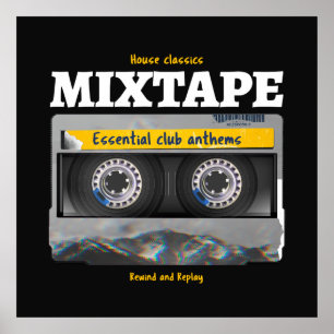 House Classics Mixtape Klubb Anthems Poster