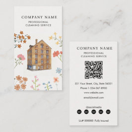 House Cleaner Cleaning Services Professional  Visitkort