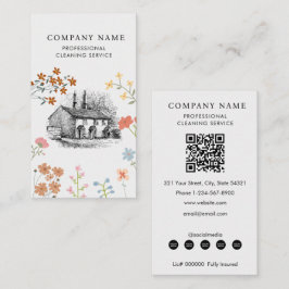 House Cleaner Cleaning Services Professional  Visitkort