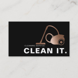 House Cleaner Ro Guld Städning Service Visitkort