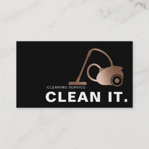 House Cleaner Ro Guld Städning Service Visitkort