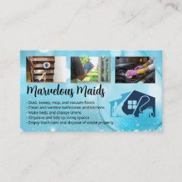 House Cleaners Working Chobers | Medel Visitkort