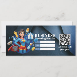House Cleaning Services Gift Certificate Voucher Inbjudningar
