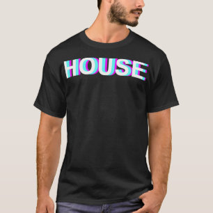 House DJ Music Disco Ljud Techno Electronic Dance T Shirt