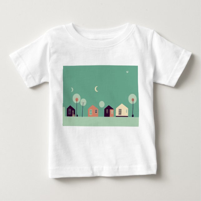 House, Doodle, Building T Shirt (Framsida)
