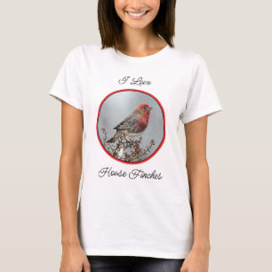 House Finch in Snö - Originalfoto T Shirt