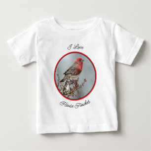 House Finch in Snö - Originalfoto T Shirt