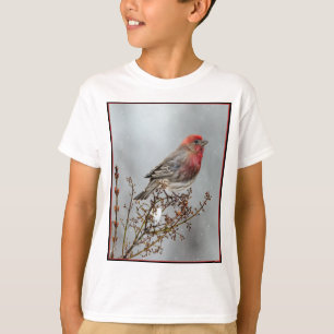 House Finch in Snö - Originalfoto T Shirt