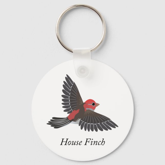 House Finch Nyckelring (Framsida)