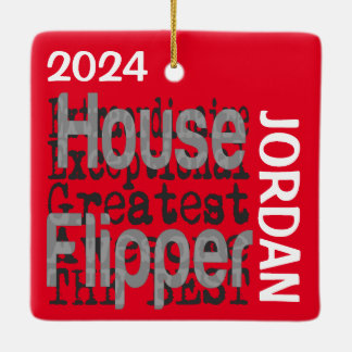 House Flipper Extraordinaire ANPASSNINGSBAR Julgransprydnad Keramik
