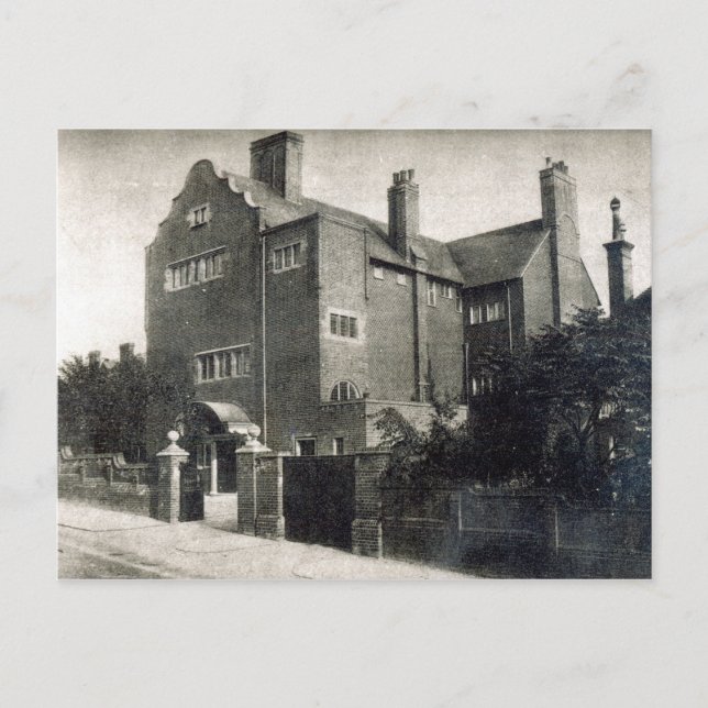 House for Edwin Long Vykort (Framsida)