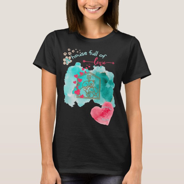 House Fullt of Kärlek T-Shirt (Framsida)